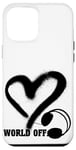 iPhone 12 Pro Max Music Headphones Heart Techno House Love Case