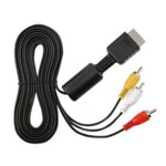 Kabalo Adaptateur De Remplacement De Câble Tv Cable Rca À Av Audio Audio Pour Playstation Ps1 Ps2 Ps3 Console Téléviseur