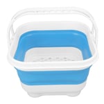 Folding Baby Bath Toy Basket High Capacity Foldable Bath Toy Organizer