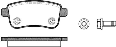 Bromsbelägg Remsa - Renault - Megane, Scenic, Grand scenic, Scénic xmod, Fluence