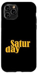 Coque pour iPhone 11 Pro University Varsity-Gold Saturday Varsity-Gold Yellow