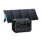 BLUETTI Générateur électrique Portable AC2A avec panneau solaire PV200, 204Wh Batterie LiFePO4 avec 1 prises CA de 300W (600W pic), Recharge à 80% en