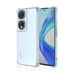 WOKEZ Coque pour Honor 90 Smart 5G/Honor X7b, Transparente TPU Coque pour Honor 90 Smart 5G/Honor X7b, Clear Slim Antichoc TPU Phone Case Cover Girly Bumper Protection-Transparent