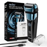 SEJOY Foil Shaver Men Electric Razor with Pop Up Trimmer Cordless Close Shaving