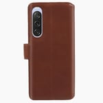 Nordic Covers Sony Xperia 10 V Fodral Essential Leather Maple Brown