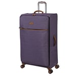 it luggage Beach Stripes 34" Softside Checked 8 Wheel Spinner, Blue/Pink, 34", Beach Stripes 34" Softside Checked 8 Wheel Spinner