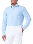 HUGO Hommes Kenno Chemise Slim Fit en Jersey Stretch imprimé performant