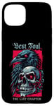 Coque pour iPhone 15 Plus Cadeau amusant Best Soul Streetwear | Le dernier chapitre oiseau cadeau