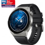 Huawei Watch GT 3 Pro -smartklocka, 46 mm, titan / svart sportarmband