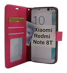 Crazy Horse Wallet Xiaomi Redmi Note 8T (Hotpink)