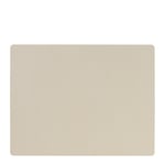 LIND DNA - Leather Serene rectangle bordbrikke 26x34 cm cream