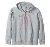 Last Toast On The Slopes Bachelor Skiing Bridal Best Man Zip Hoodie