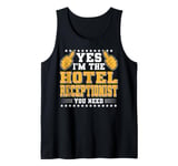 Retro Profession I'm The Hotel Receptionist Tank Top