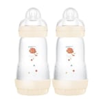 MAM Easy Start Self Sterilising Anti-Colic Baby Bottle Pack 2 Pack, Unisex 2 