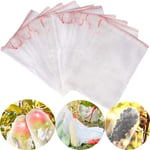 Lot de 50 Sac Protection Fruits en Nylon 30x20cm Sachet Protection Raisin Filet de Protection pour Jardin Potager - Forehill