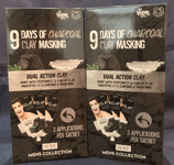 ABOXOV® 2 x Skin Treats Vegan 9 Days of Charcoal Clay Masking