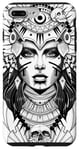 iPhone 7 Plus/8 Plus Aztec Warrior Queen Blackwork Tattoo Flash Case