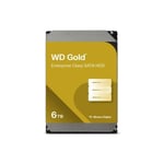 - Western Digital - WD Gold WD6004FRYZ - Hårddisk - Enterprise - 6 TB - intern - 3,5" - SATA 6Gb/s - 7200 rpm - t minne