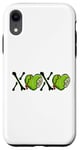 Coque pour iPhone XR Vert Zombie Coeur Horreur Saint Valentin Anti-Saint-Valentin