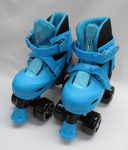 Xootz Quad Skates Adjustable Size 9-12 (27-31) Light Blue 5+  NEW