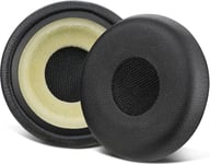 Coussinets d'oreille,Oreillettes de Remplacement pour Jabra Evolve 65/40/30/20,Evolve 65UC 65MS/40UC 40MS/30US 30MS 30II/20SE 20UC 20MS Casque,Mousse Haute Densité-Noir