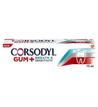 Corsodyl Gum+ Breath & Sensitivity Toothpaste 75ml