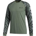 Adidas Men Trailcross LS Long-Sleeve T-Shirt Tieley, Large