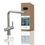 SCHÜTTE Aquastar 99905 Robinet d'évier à eau gazeuse de qualité supérieure avec système de refroidissement et de filtration, 3 voies, robinet osmose, robinet de cuisine avec filtre à eau contre les