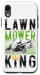 iPhone XR Lawn Mower Mowing Dad Father Landscaper Tractor Lawn Mower Case