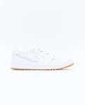 NIKE GOLF AIR JORDAN 1 LOW G WHITE/PURE PLATINUM-GUM MED BROWN Herr WHITE/PURE PLATINUM-GUM MED BROWN