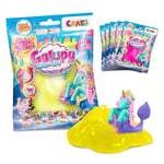 CRAZE Magic Slime GALUPY Mermaid Pack de 6 | Slime Enfant avec Jouet Licorne, 6 sachets refermables de 75ml, Slime kit coloré avec Surprise à l'intérieur - Jouet Licorne Fille