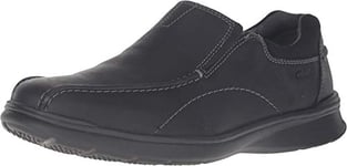 Clarks Men's Cotrell Step Slip-on Loafer, Black Oily, 7.5 W US