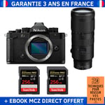 Nikon Zf + 70-200mm f/2.8 VR S + 2 SanDisk 256GB Extreme PRO UHS-II SDXC 300 MB/s + Ebook '20 Techniques pour Réussir vos Photos' - Appareil Photo Hybride