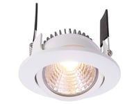 Deko Light 565263 Cob-68 Led-Inbyggnadslampa Eek: G (A - G) Led-Inbyggnadslampa 5 W Signalvitt (Ral 9003)