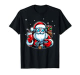 Cool Santa Gamer Controller Gaming Video Game Christmas T-Shirt