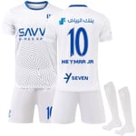 Al-Hilal Saudi FC Borta Fotbollströja för Barn 2024-2025 Nr 10 Neymar 26