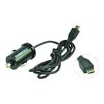 DURACELL Chargeur allume cigare 12V 1A avec cable micro USB 1 mètre - Noir