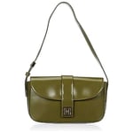 HUGO Women's Arleen Baguette-bx Bucket Bag, Dark Green303, 27 cm x 6 cm x 14.5 cm