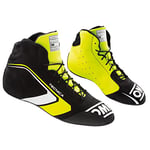 Omp Mixte One Evo Tecnica Chaussures Noir/Jaune Fluo Taille 42 Fia 8856-2018 Bateau