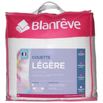 BLANREVE Couette légere en microfibre - 240 x 260 cm - Blanc