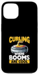 Coque pour iPhone 13 Le curling là où les balais sont cool