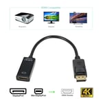 Display Port Dp Male To Hdmi Active Adapter - Supports Ultra Hd 4k 1080p Black