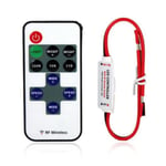 12V RF Wireless Remote Switch Controller Dimmer för Mini LED St White one size