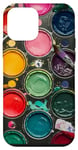 Coque pour iPhone 12 mini Palette de peintures à l'aquarelle et artistes peintres au