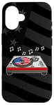 Coque pour iPhone 16 4 juillet DJ, producteur de musique du drapeau américain