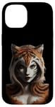 iPhone 14 Fierce Jungle Tiger Spirit Fantasy Artwork Case