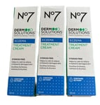 3 X No7 Derm Solutions Eczema Treatment Cream. 30ml Each (914)