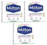 Milton Sterilising Tablets - 28 Tablets - Pack of 3 - Baby & Home Bottle Hygiene