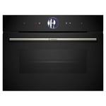 Bosch CSG7361B1 Series 8, Built-in compact oven with steam function 60 x 45 cm Black