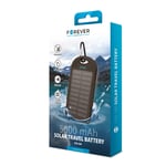 POWER BANK SOLAIRE FOREVER PUISSANCE 5000 MAH NOIR